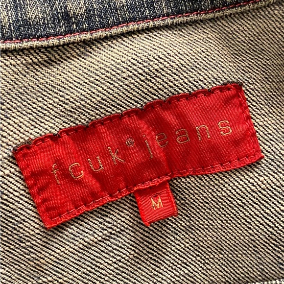 fcuk cropped jean jacket (M) - Picture 11 of 11